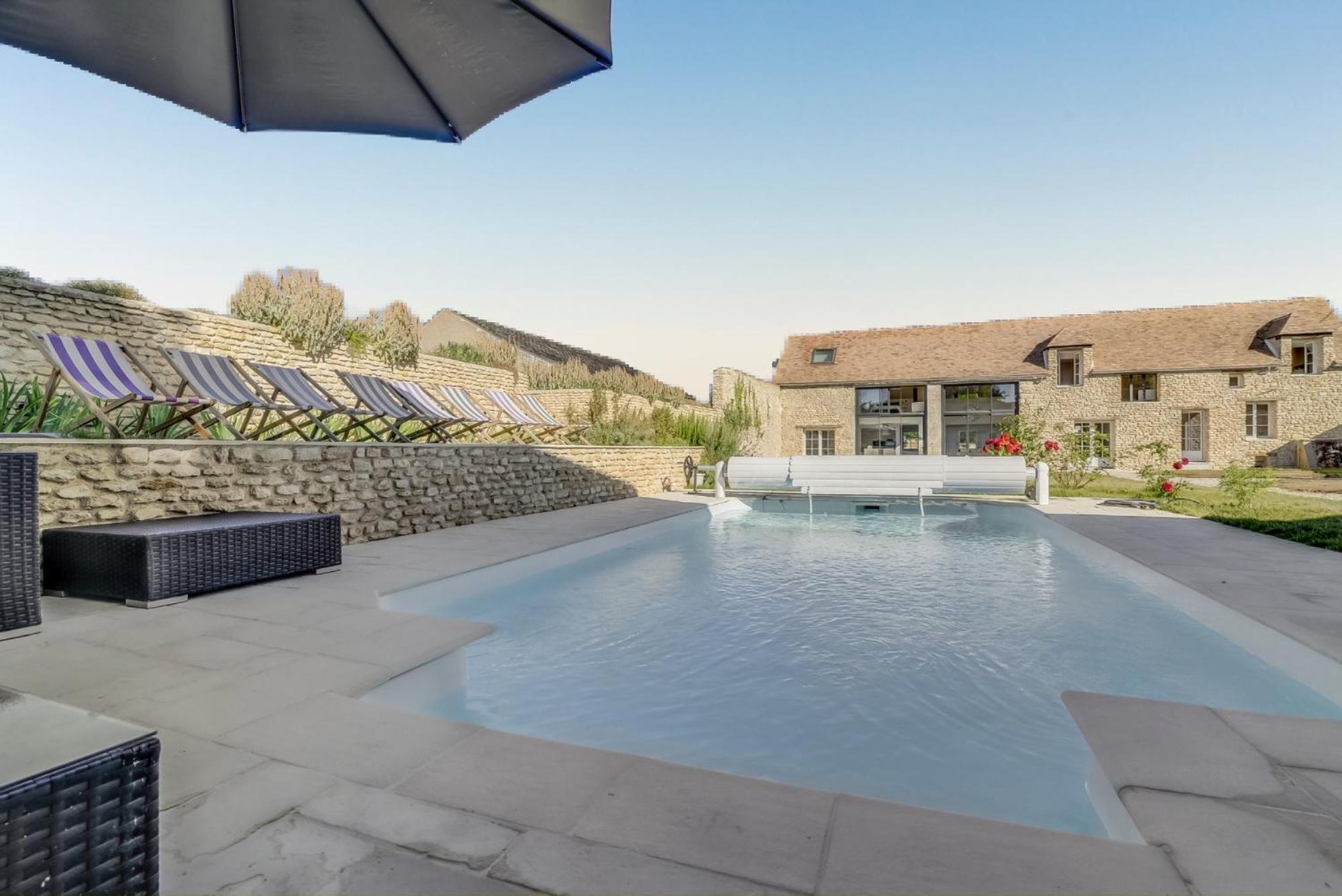 Incroyable Villa A Amponville Avec Piscine Privee. Exterior foto